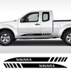 2PCS 45" Car Door Side Stickers For Nissan Navara NP300 D40 D23 Nismo JDM Auto Stripes Decor Vinyl Decals